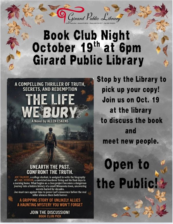 Stop by the Girard Public Library to pick up a copy! Join us on Oct.…