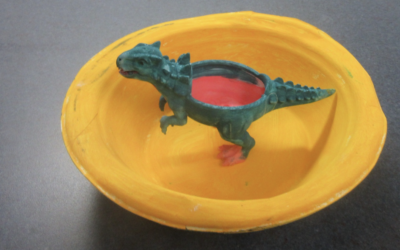 6/24 @ 10 AM Ages 11-18 Summer Program: DINO TRINKET DISH
